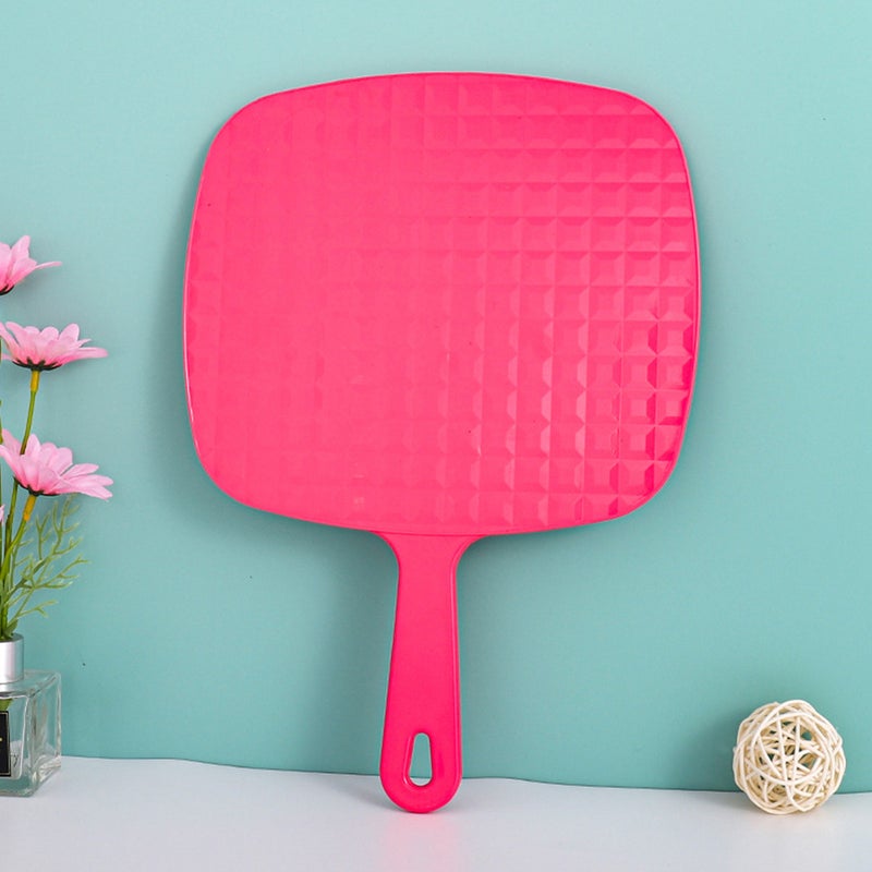 2pcs Hand Mirror Women Makeup Mirror Portable Hand Travel Hand Mirror - Image 5