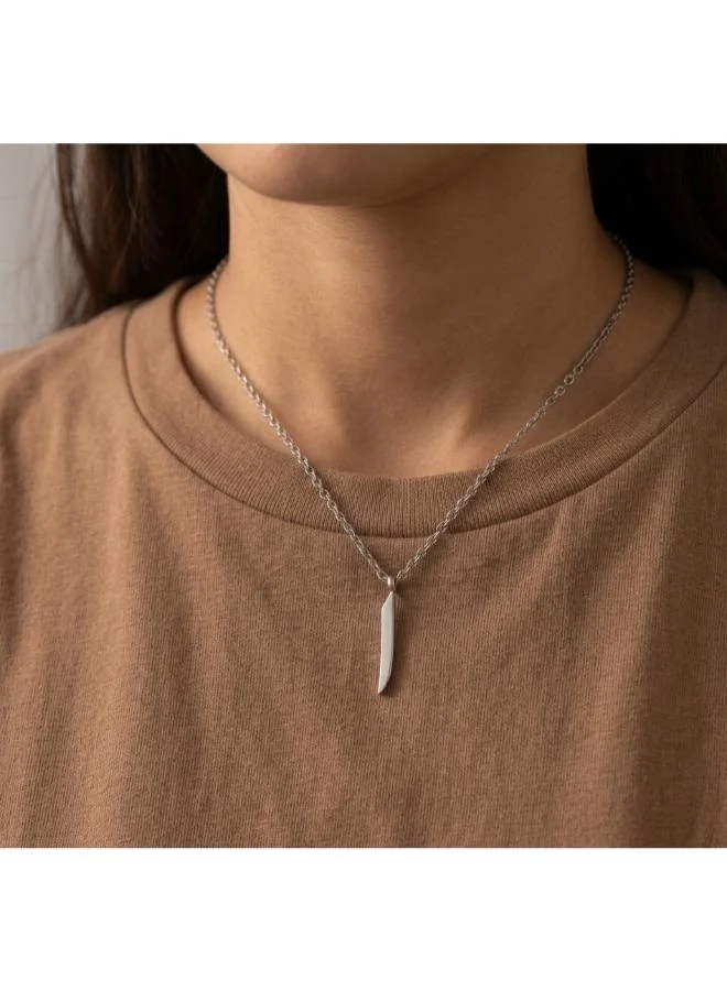روفو Arabic Letter 'Alif' Necklace 18k Gold Plated