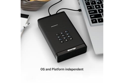 iStorage diskAshur DT3 256bit 4TB FIPS Level 3 Certified Secure encrypted Desktop Hard Drive Password Protected - Image 3