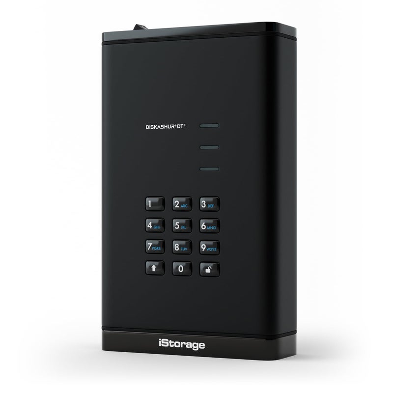 iStorage diskAshur DT3 256bit 4TB FIPS Level 3 Certified Secure encrypted Desktop Hard Drive Password Protected - Image 2
