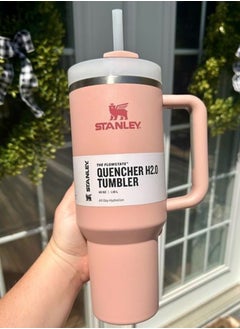 Stanley Quencher H2.0 FlowState Stainless Steel Vacuum Insulated Tumbler with Lid & Straw for Water, Iced Tea or Coffee, Smoothie & More, Pink Dust, 40 OZ - pzsku/Z13488F62407897B7E009Z/45/_/1738230829/4ea4c11b-11ab-471e-a74a-46880fd6ab42