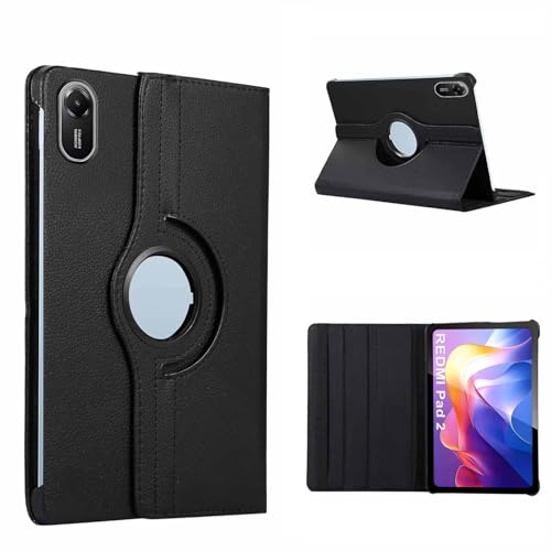 Printme Rotating Case for Redmi Pad 2 11 Inch Rotating Cover | 360 Degree Stand Folio Flip Case | PU Leather Smart Cover with Auto Wake Sleep for Redmi Pad 2 Tablet - Image 1