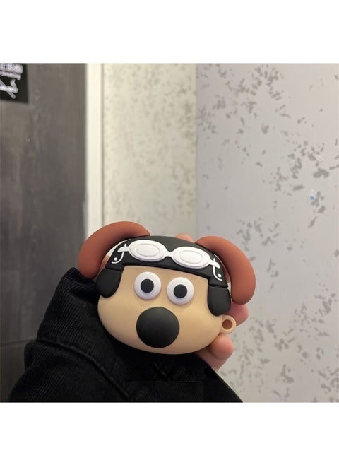 AirPods 4Th Generation Cartoon Silicone Soft Protective Cover Suitable For Apple Wireless Bluetooth Headphone Case Hot Sale In Foreign Trade-Color:R43 Model (with Hook)-Applicable Models:Airpods 4 (2024 Version)