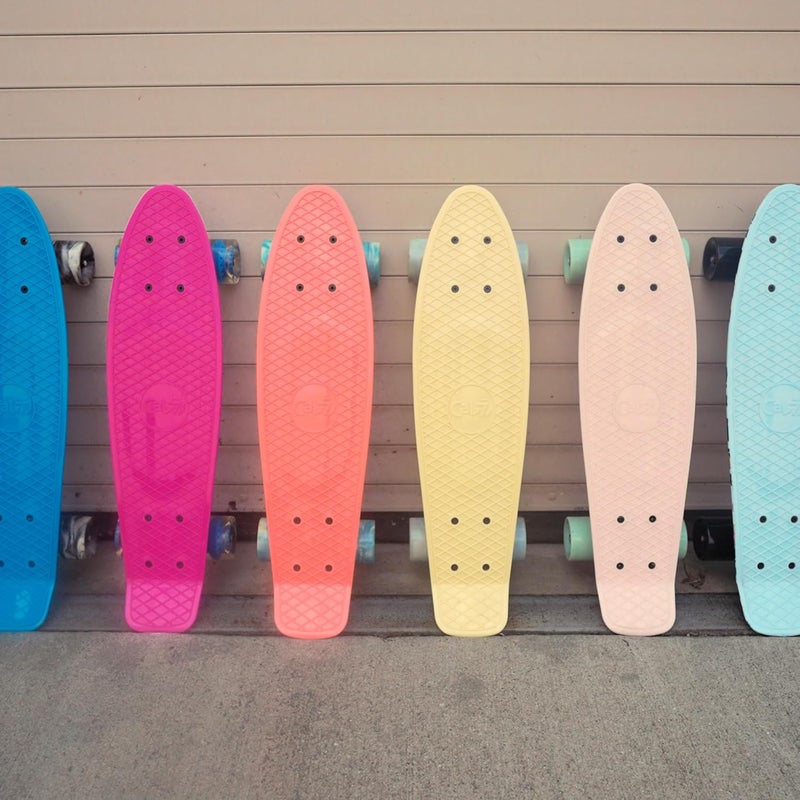 Cal 7 22" Complete Mini Cruiser Plastic Skateboard - Image 4