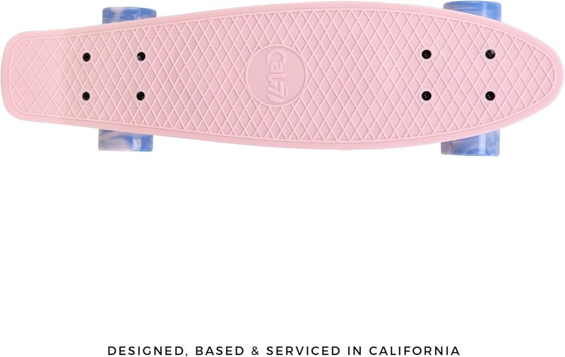Cal 7 22" Complete Mini Cruiser Plastic Skateboard - Image 5