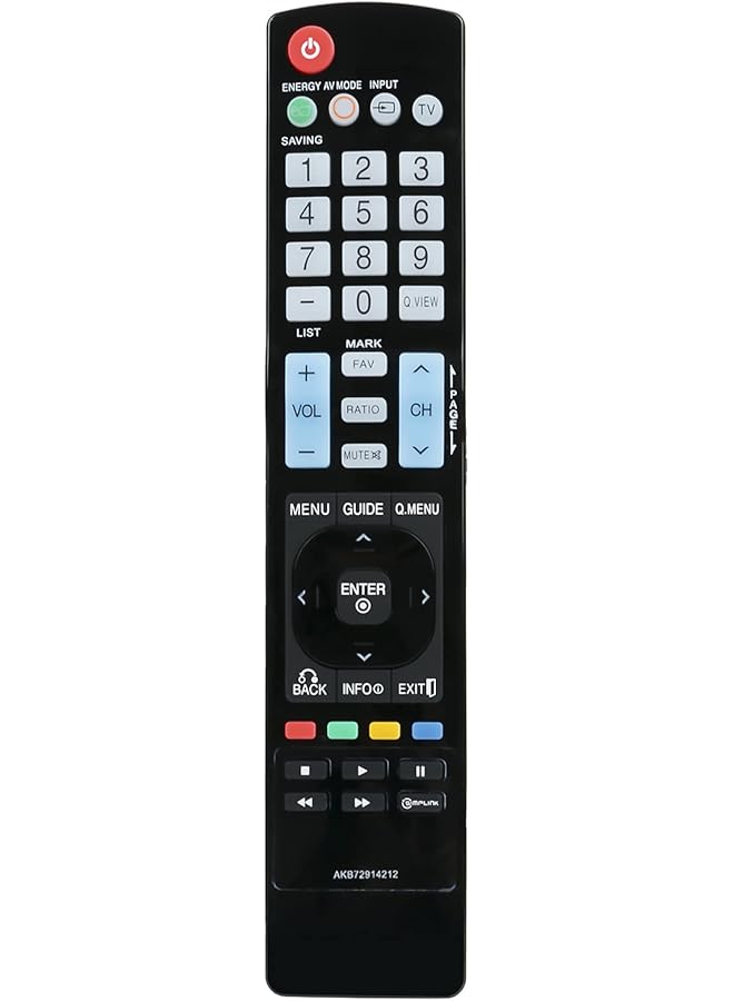 The Bros New AKB72914212 Remote Control fits for LG TV LED 26LE5300 22LE5500 26LE5500 32LE5300 37LE5300 - Image 1