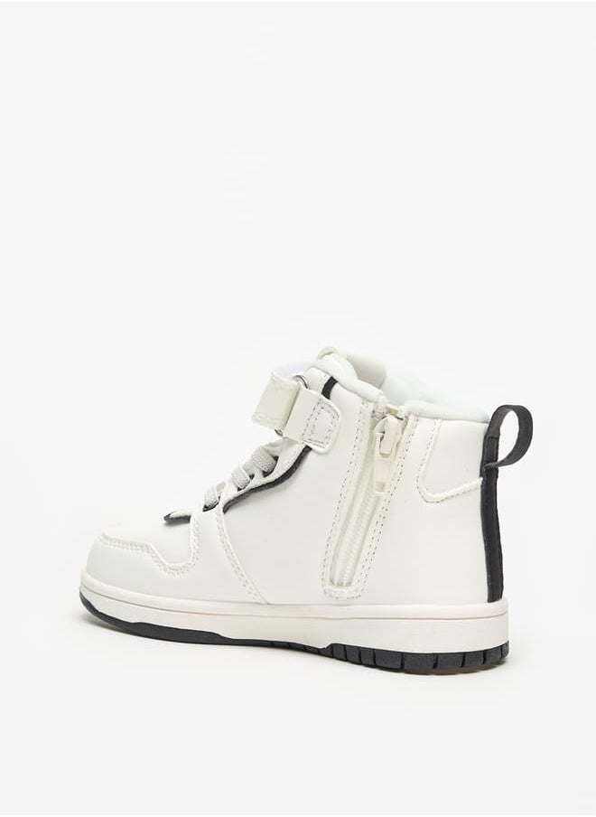 Disney Mickey Mouse Embossed Sneakers with Hook and Loop Closure  - Image 2