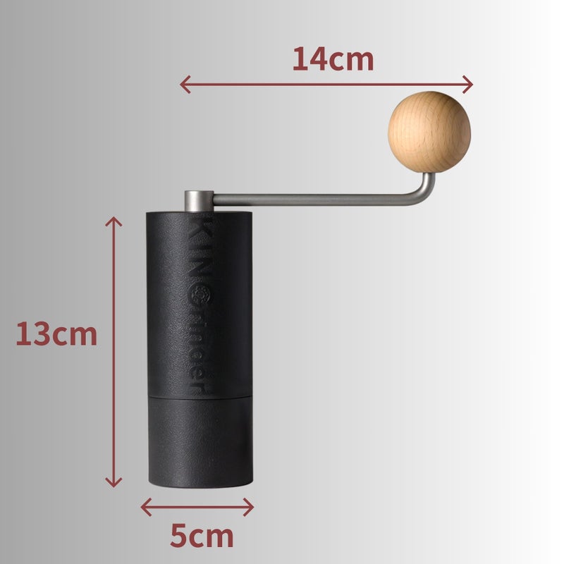 Kingrinder ã€Famous KOL Recommendedã€‘KINGrinder P2 Lightweight Manual Hand Coffee Grinder for Moka pot, French Press, Drip with Assembly Consistency Stainless Steel Conical Burr Mill, 20g Capacity - Image 2
