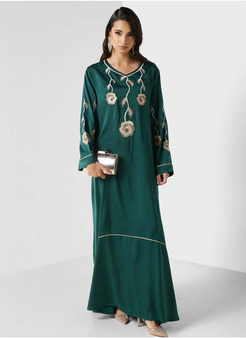 Khizana - Embroidered Dress - Image 1