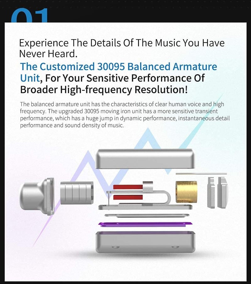 CCA سماعات أذن KZ ZSN Pro مزدوجة السائقين 1BA 1DD HiFi قوة الباس سماعات أذن سلكية عالية الوضوح مع كابل قابل للفصل لعشاق الموسيقى - Image 5