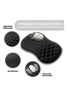 KASTWAVE Wrist Support Mouse Pad, Portable Comfortable Mousepad with Massage Lift, Ergonomic Gaming Mouse Pad Pain Relief, Suitable for Computer, Laptop, Office, Home and Travel  - Image 5