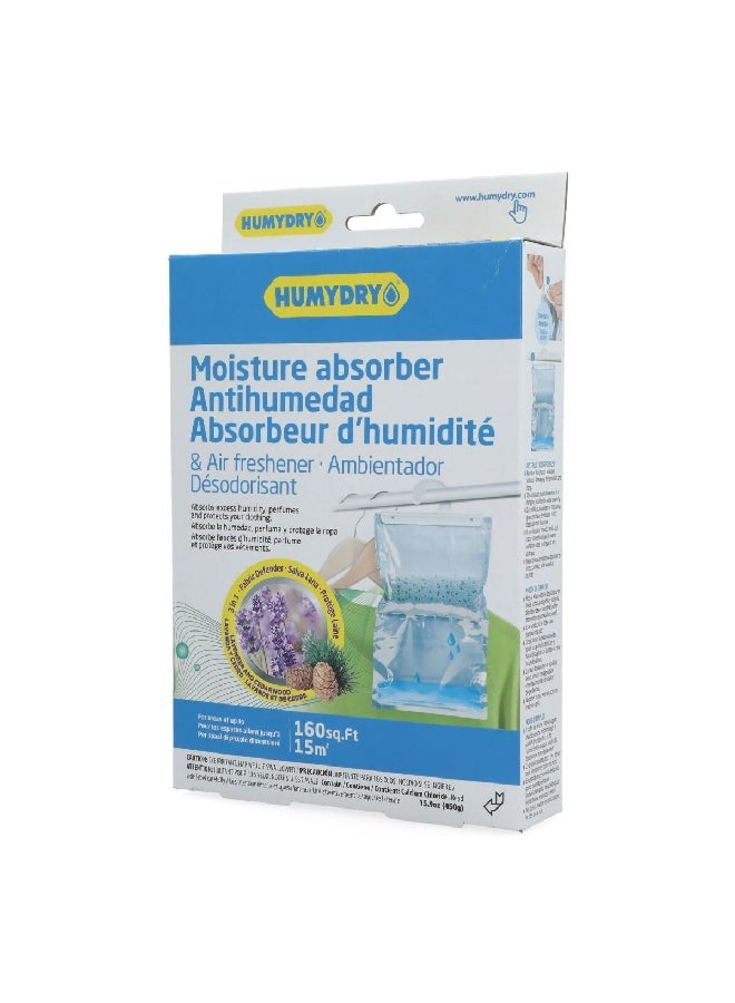 هيوميدري ممتص الرطوبة برائحة اللافندر والسيداروود، شفاف، بحجم 15.9 أونصة - Image 3