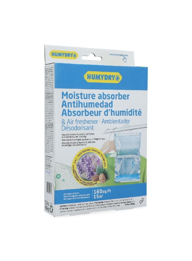 هيوميدري ممتص الرطوبة برائحة اللافندر والسيداروود، شفاف، بحجم 15.9 أونصة - Image 2