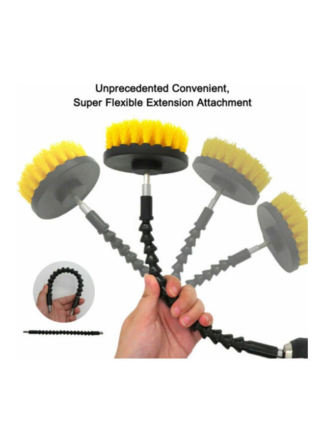 اليشمك طقم ملحقات لفرشاة التنظيف الكهربائية متعددة الأغراض مكون من 24 قطعة . - Image 3