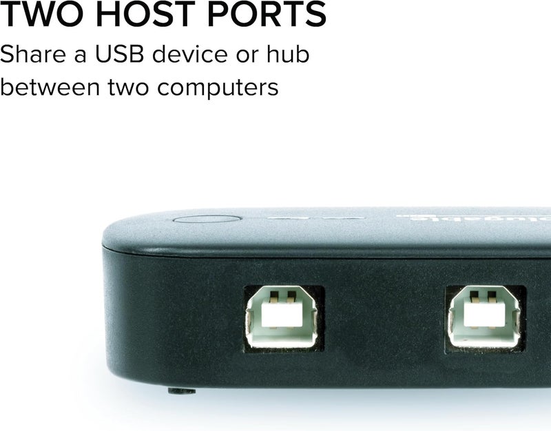 Plugable USB 2.0 Sharing Switch for Easy One-Button USB Device Sharing Between Two Computers - Image 4