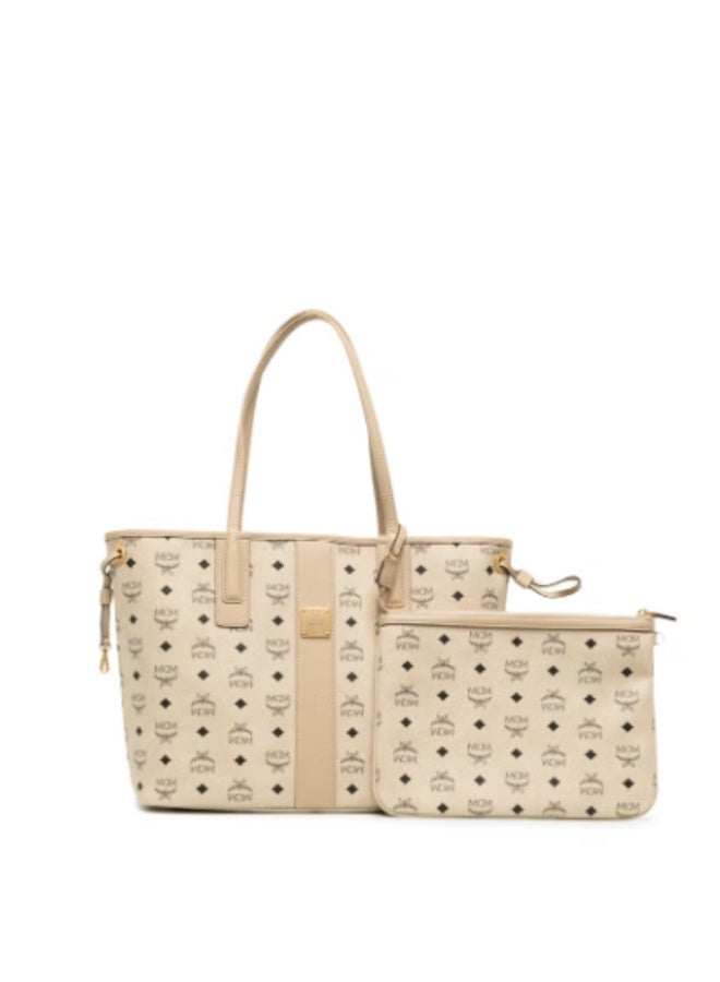 MCM Liz Reversible Shopper in Visetos - Image 1