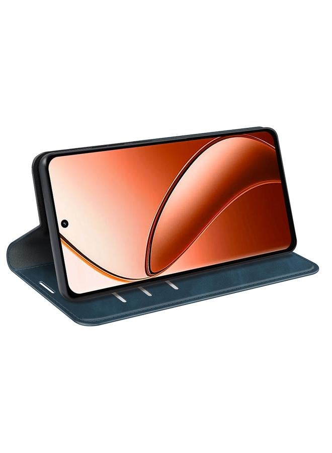 اس-توب جراب هاتف Realme 12 Pro+ جراب هاتف جلدي مغناطيسي بتصميم ريترو - Image 5