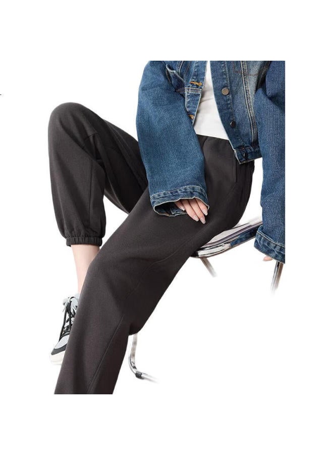 Liberal Casual Drawstring Sports Pants For Women, Spring/Summer New Loose-Fit Slimming American Style Leisure Pants, High-Waisted Trousers For Petite Women - Image 3