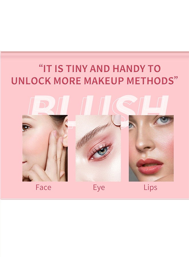 Vibely Blusher Stick 3 in 1 Multi Stick for Lipstick Blush and Eyeshadow Professional Facial Makeup Multi Stick for Lips Cheeks and Eyes Long Lasting Blusher Tinted Moisture Stick #05 - Image 3