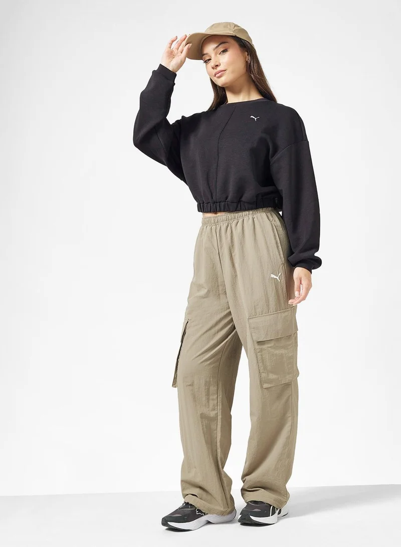 PUMA puma black Cloudspun Sweatshirt for Women | Best Price UAE