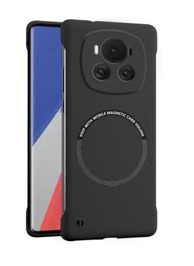 General Magnetic Frameless Case Compatible with Honor Magic 6 Pro 5G Matte Hard PC Wireless Charging Cover For Magic 6 Pro Fundas  - Image 1