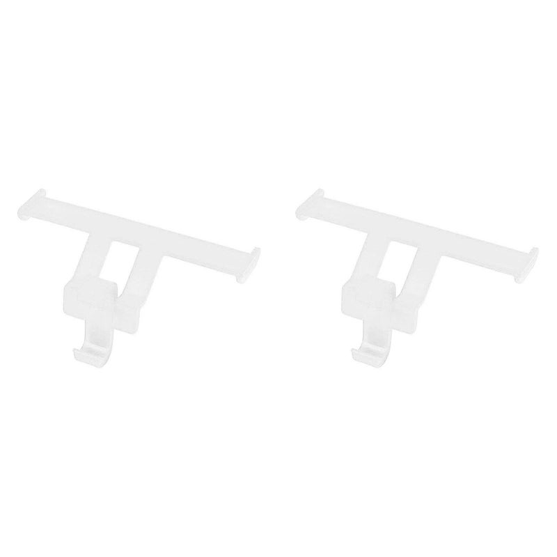 1 Pair Clogs Shoes Tail Wing Decor ABS Slippers Tail Fin Decoration Pendant Ornament White - Image 5