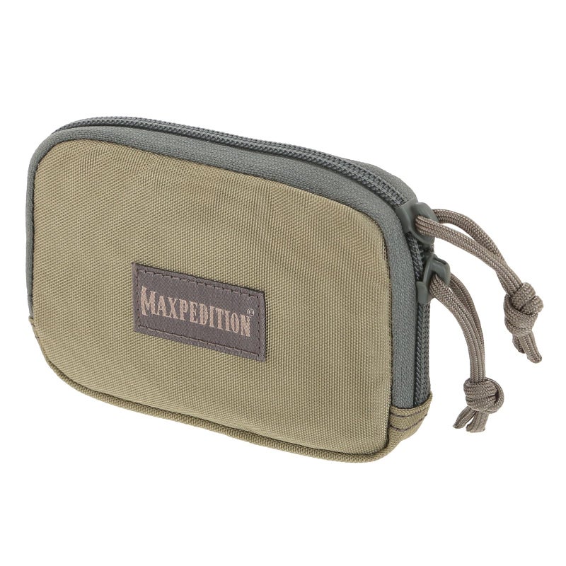 Maxpedition Hook-and-Loop 5-Inch x 7-Inch Zipper Pocket (Khaki-Foliage) - Image 1