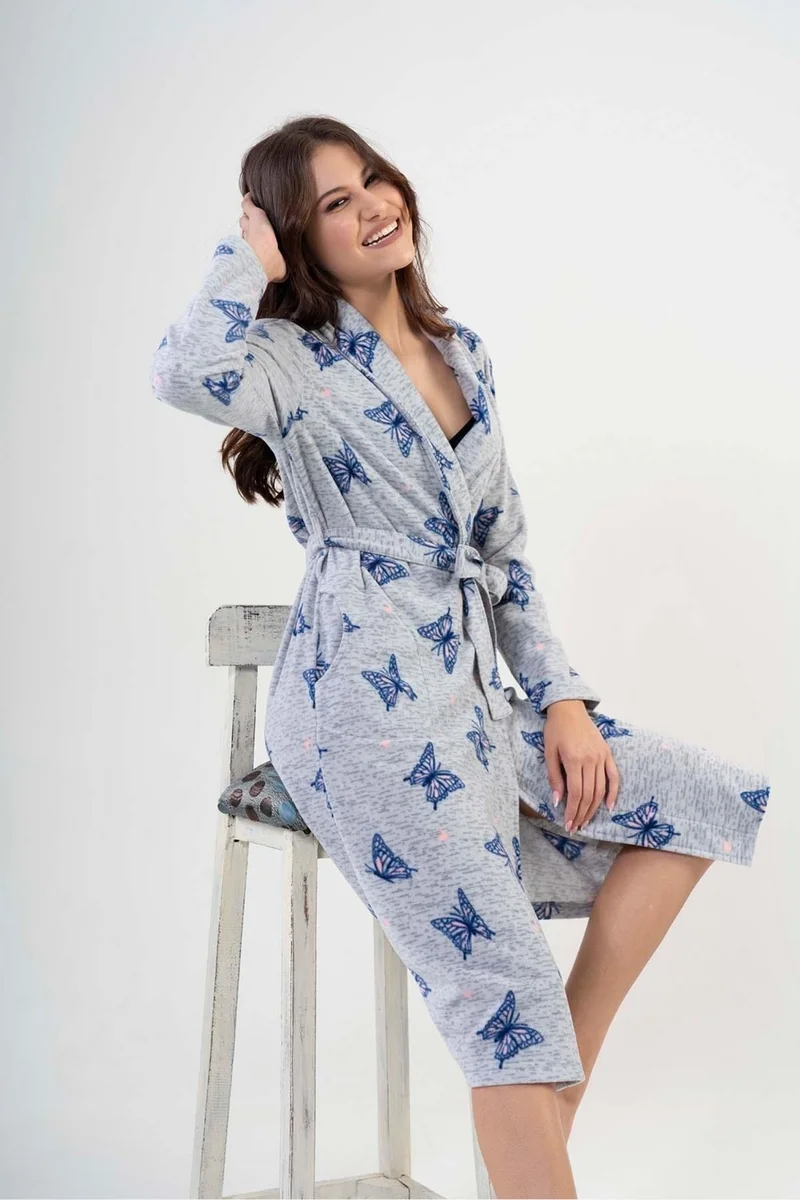 فينيتا Women's Polar Gray Dressing Gown 203192-0196