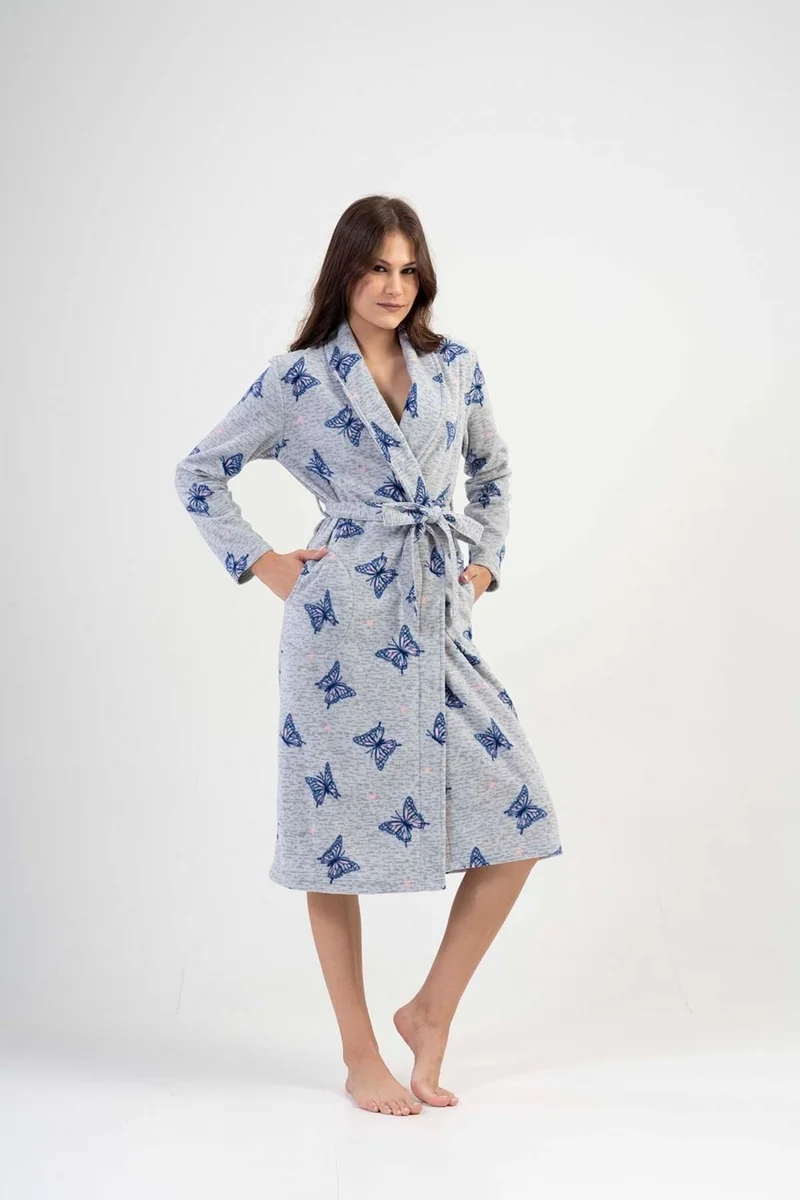 فينيتا Women's Polar Gray Dressing Gown 203192-0196