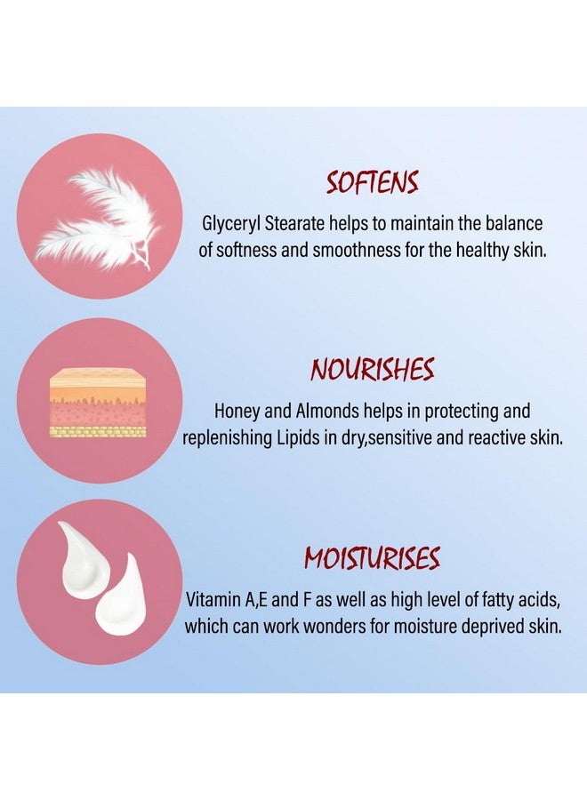 ليليوم لوشن الجسم والوجه بالعسل واللوز من ليليوم هيربال 350 مل عبوة من قطعتين، لبشرة ناعمة وسلسة، مغذية، ترطيب مكثف، تجديد، توهج متألق، امتصاص سريع، لجميع أنواع البشرة - Image 4