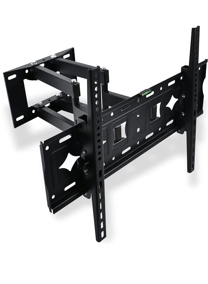 Full Motion TV Wall Mount, Dual Swivel Articulating Arms TV Mount, TV Wall Mount with Extension Tilt Rotation for 32-80 Inch TV, Max VESA 600x400mm, Holds Up to 60kg - Image 1