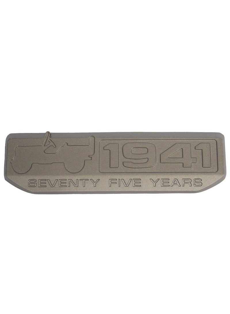 Generic Emblem 1941 Seventy Five Years Fit For Jeep Metal Sticker - Image 1