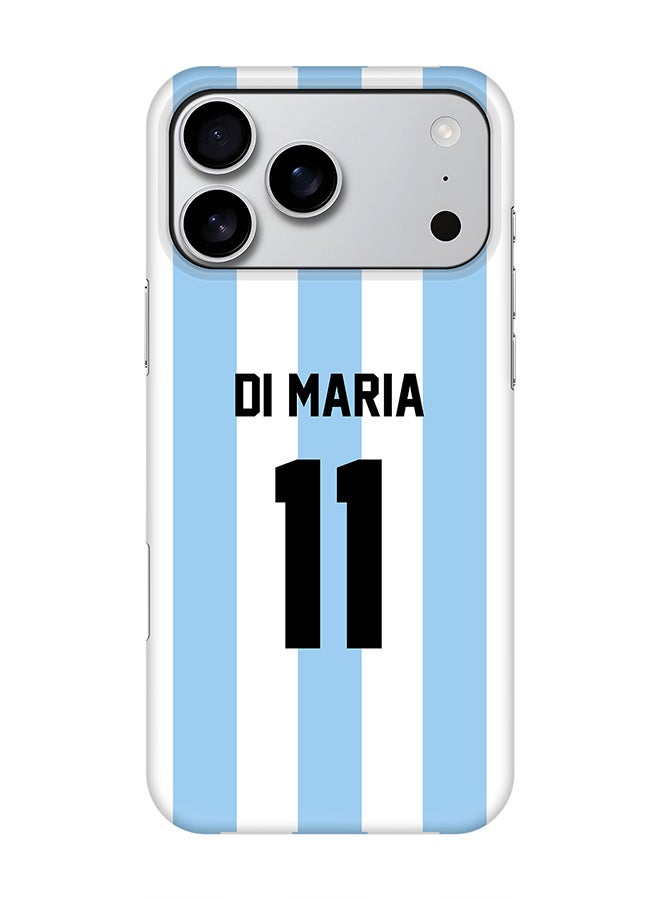 For iPhone 17 Pro Max,Case, [Compatible with MagSafe] Magnetic cover Slim fit Protection Matte, - Football - Argentina,  Di Maria