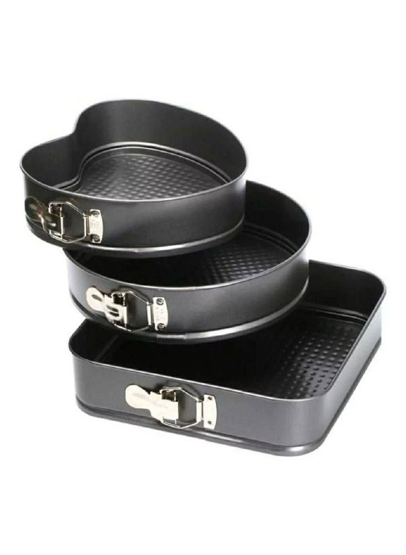 طقم صواني كيك كليبس ت – 3 أشكال لخبز أسهل F  - Image 1