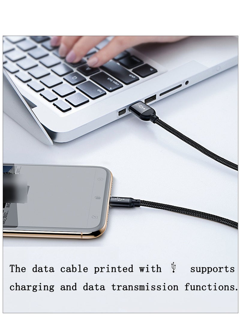 4 in 1 USB Charge Cord  Charging Cable(2 Apple/1 Type-c/1 micro adapter cable) and Micro USB Data Sync Cable for Smart Phone, tablet and other - Image 5