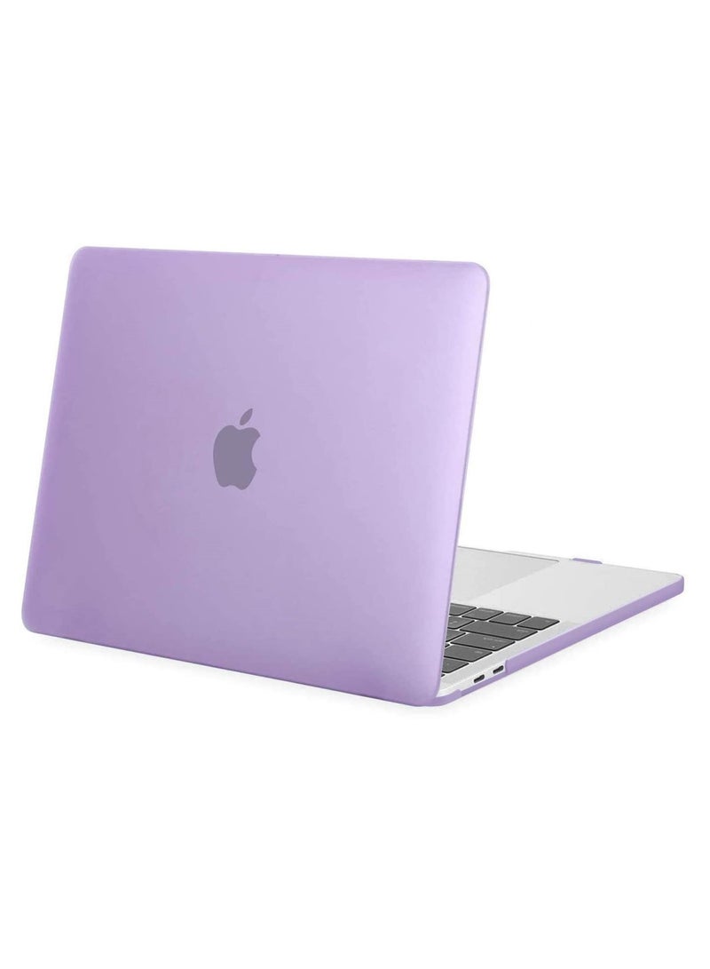 Protective Plastic Hard Shell Case Cover Compatible with MacBook New Pro 13-Inch Case 2016-2020 Release A2338 M1 A2289/A2251/A2159/A1989/A1706/A1708 with/Without Touch Bar, Purple - Image 1