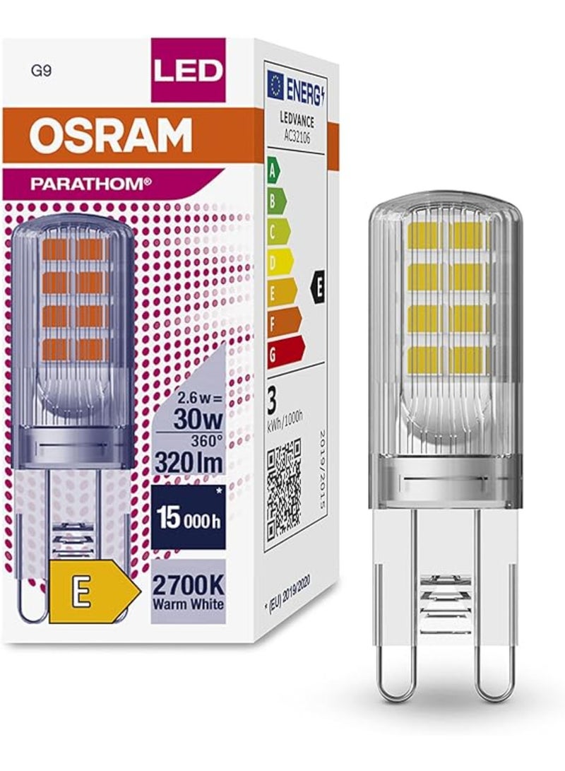 OSRAM Osram G9 LED Capsule Clear Parathom 30 non-dimmable 26W 827/2700K Extra warm white - Image 1