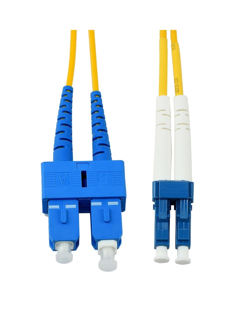5M LC to LC OS2 Fiber Optic Patch Cable Singlemode Duplex Optical Patch Cord 9/125µm Fiber Optic Cable LC-LC DX 5 Meter (16.37ft)  - Image 3
