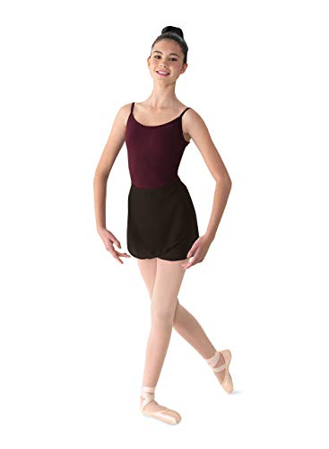 Mirella Bloch Dance Women's Georgette Wrap Skirt, Black, One Size - Image 3