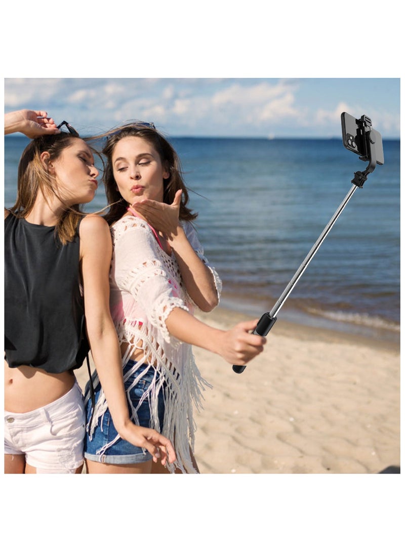 Selfie Stick Travel Tripod for Cell Phone with Remote Control and Phone Holder Extendable Aluminum Tripod  - Image 3