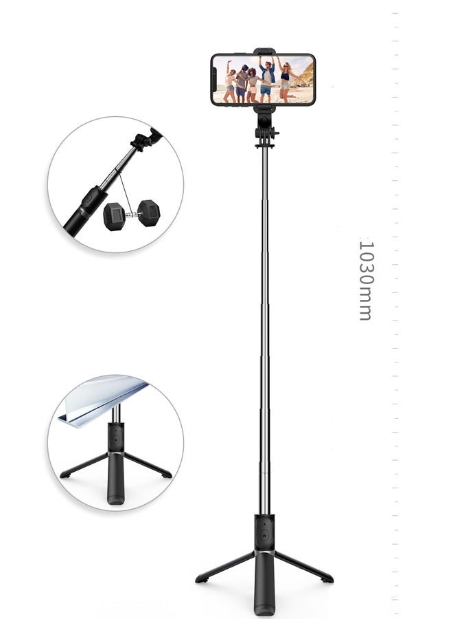 Selfie Stick Travel Tripod for Cell Phone with Remote Control and Phone Holder Extendable Aluminum Tripod  - Image 4
