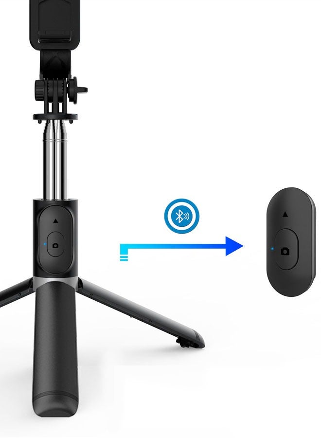 Selfie Stick Travel Tripod for Cell Phone with Remote Control and Phone Holder Extendable Aluminum Tripod  - Image 5