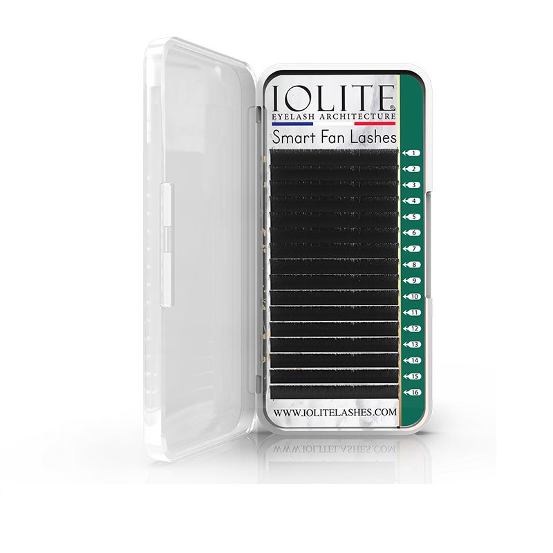 IOLITE Eyelash Extension Smart Fan Lashes – Easy-Fan Volume Lashes, Lightweight & Curl-Retaining, Vegan DIY Lash ExtensionsC Curl 0.07 Thickness Eyelashes Lashes ISFC7T - 9 MM