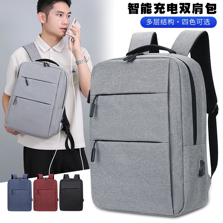 Customized Backpack, Business Backpack, School Bag, Men'S Bag, Can Print Logo, Large Capacity, Student Usb Laptop - Image 2