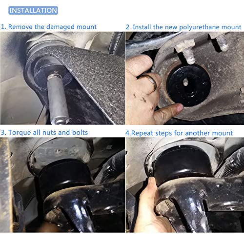 Yoursme مجموعة حوامل الجسم والكاب 7-141 لسيارات شيفروليه سيلفرادو وسيرا 1500/2500 2WD/4WD من 1999-2014 - Image 5