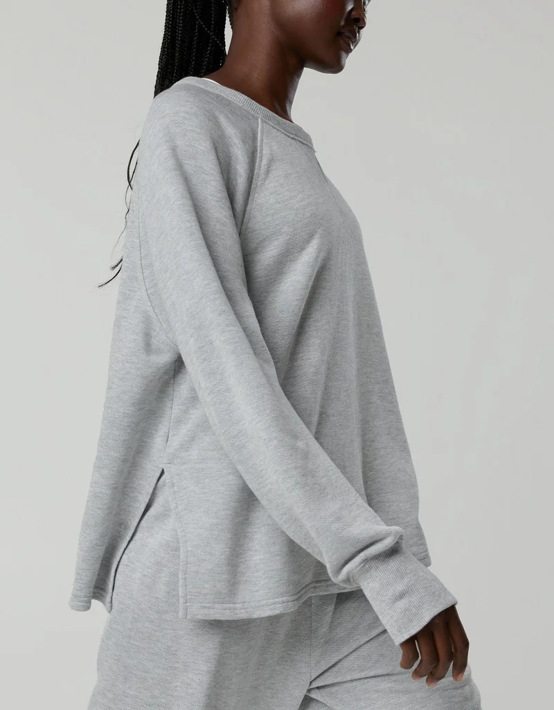 Aerie  OFFLINE By Aerie Keep It 100 Terry Long Sleeve T-Shirt for Women | Best Price UAE