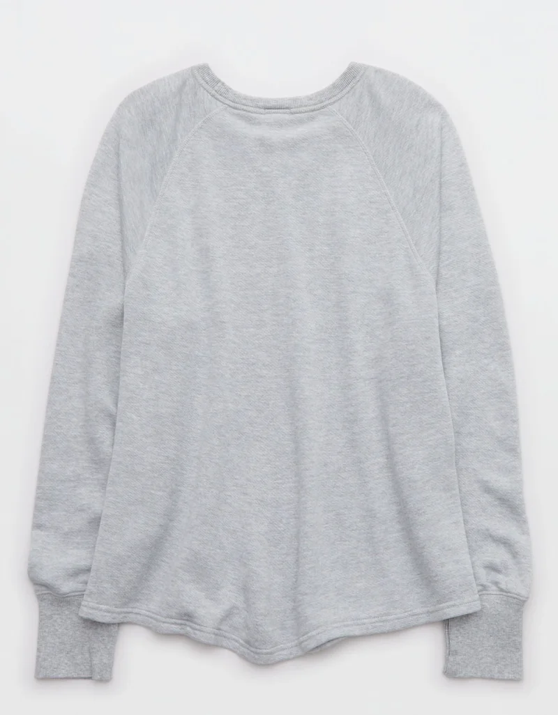 Aerie  OFFLINE By Aerie Keep It 100 Terry Long Sleeve T-Shirt for Women | Best Price UAE