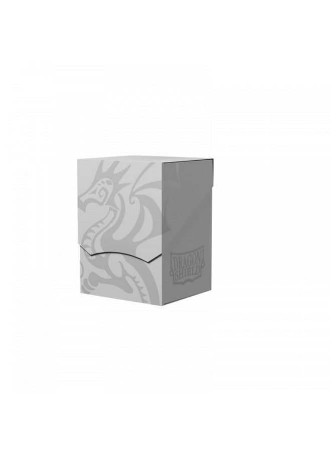 أركان تينمن صندوق سطح السفينة من Dragon Shield - غلاف سطح السفينة: أبيض / أسود - TCG متين وقوي ، تخزين بطاقة OCG - متوافق مع Pokemon Yugioh Commander و MTG Magic: بطاقات التجميع - Image 1