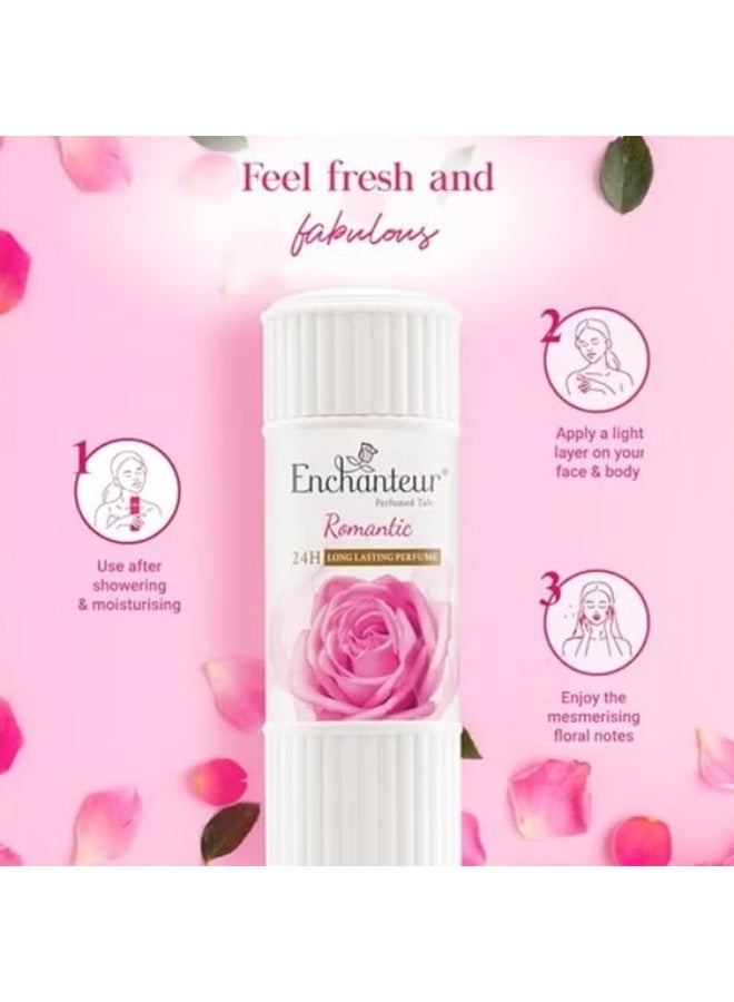Enchanteur Romantic Perfumed Talc 250 G - Image 4