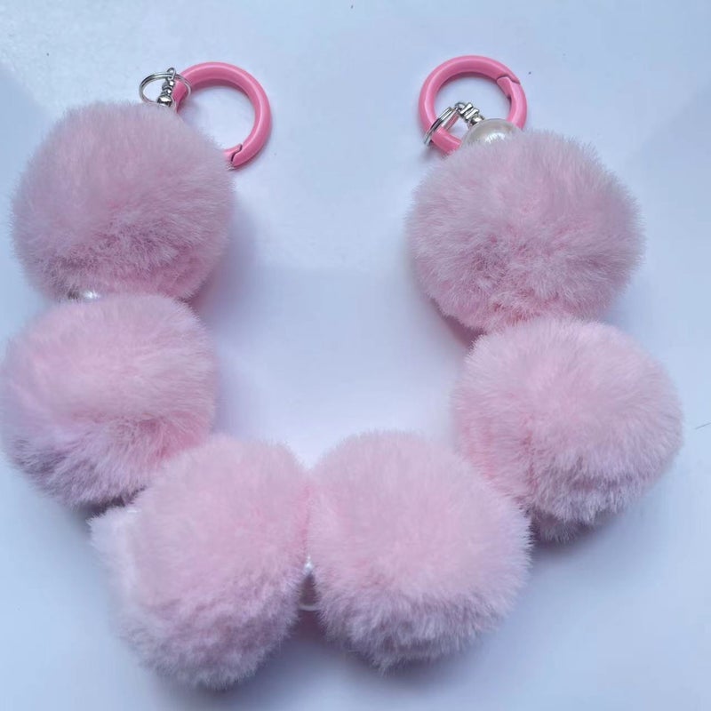 Acrylic handmade beaded double chain live broadcast blind box combination suit mobile phone back clip chain bag hanging - Image 4